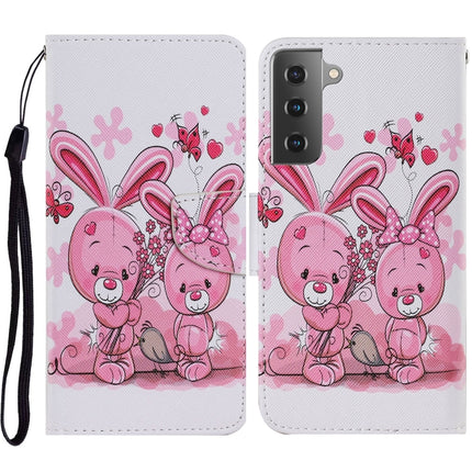 Coloured Drawing Pattern Horizontal Flip PU Leather Case with Holder & Card Slots & Wallet & Lanyard, For Samsung Galaxy A72 5G / 4G, For Samsung Galaxy S21 5G