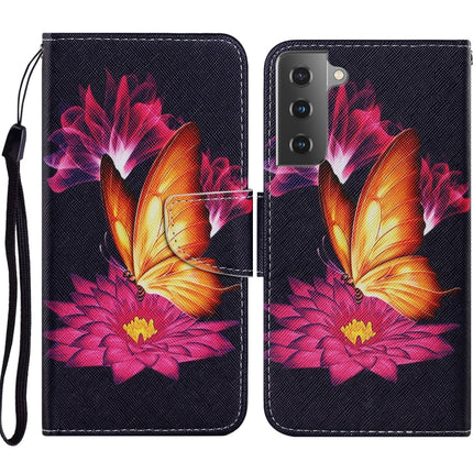 Coloured Drawing Pattern Horizontal Flip PU Leather Case with Holder & Card Slots & Wallet & Lanyard, For Samsung Galaxy A72 5G / 4G, For Samsung Galaxy S21 5G