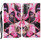 For Samsung Galaxy S21 5G / Purple Marble