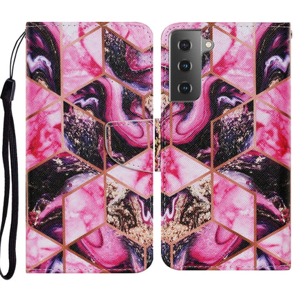 Coloured Drawing Pattern Horizontal Flip PU Leather Case with Holder & Card Slots & Wallet & Lanyard, For Samsung Galaxy A72 5G / 4G, For Samsung Galaxy S21 5G