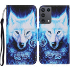 For Samsung Galaxy S21 Ultra 5G / Rose Wolf