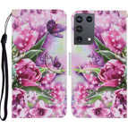 For Samsung Galaxy S21 Ultra 5G / Rose Butterfly