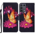 For Samsung Galaxy S21 Ultra 5G / Big Golden Butterfly