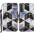 For Samsung Galaxy S21+ 5G / Black Marble