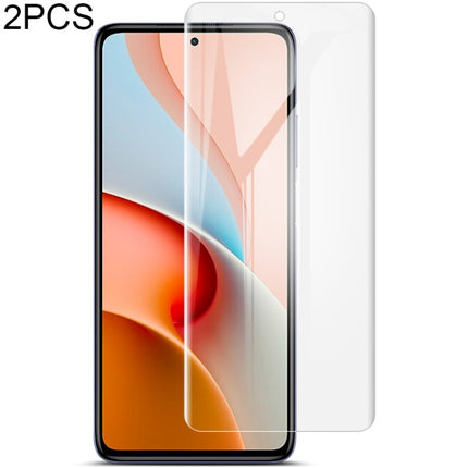 2 PCS IMAK 0,15 mm gebogener Vollbildschutz Hydrogelfilm Frontschutz, für iPhone 12 mini, für iPhone 12 Pro Max, für OnePlus Nord N10 5G, für Xiaomi Redmi Note 9 4G / 9 Power, für Xiaomi Redmi Note 9 5G