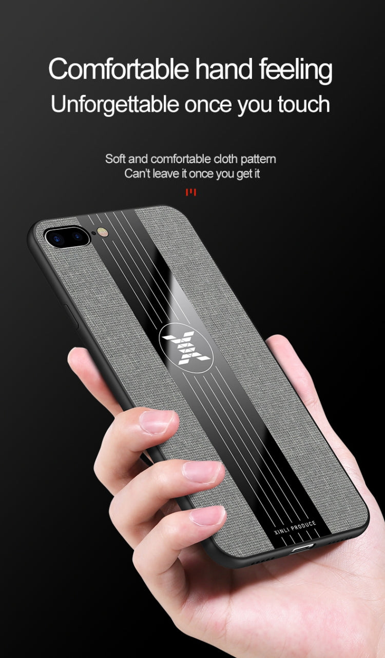 XINLI Stitching Cloth Textue Shockproof TPU Protective Case, For iPhone SE 2022 / SE 2020 & 8 & 7, For iPhone 8 Plus & 7 Plus, For iPhone XR, For iPhone X / XS, For iPhone XS Max