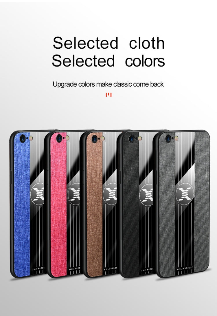 XINLI Stitching Cloth Textue Shockproof TPU Protective Case, For iPhone 6 & 6s, For iPhone 6 Plus & 6s Plus