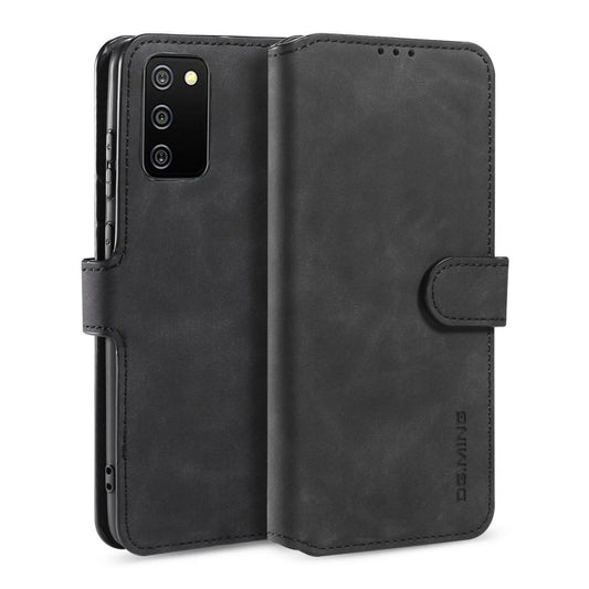 DG.MING Retro Oil Side Horizontal Flip Leather Case with Holder & Card Slots & Wallet, For samsung Galaxy A02s, For samsung Galaxy A12, For samsung Galaxy A32 5G, For samsung Galaxy A52 5G / 4G