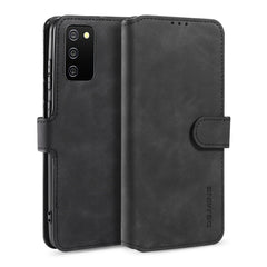 DG.MING Retro Oil Side Horizontal Flip Leather Case with Holder & Card Slots & Wallet, For samsung Galaxy A02s, For samsung Galaxy A12, For samsung Galaxy A32 5G, For samsung Galaxy A52 5G / 4G