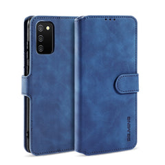 DG.MING Retro Oil Side Horizontal Flip Leather Case with Holder & Card Slots & Wallet, For samsung Galaxy A02s, For samsung Galaxy A12, For samsung Galaxy A32 5G, For samsung Galaxy A52 5G / 4G