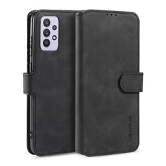 DG.MING Retro Oil Side Horizontal Flip Leather Case with Holder & Card Slots & Wallet, For samsung Galaxy A02s, For samsung Galaxy A12, For samsung Galaxy A32 5G, For samsung Galaxy A52 5G / 4G