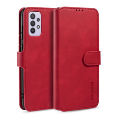 DG.MING Retro Oil Side Horizontal Flip Leather Case with Holder & Card Slots & Wallet, For samsung Galaxy A02s, For samsung Galaxy A12, For samsung Galaxy A32 5G, For samsung Galaxy A52 5G / 4G