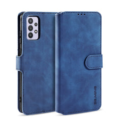 DG.MING Retro Oil Side Horizontal Flip Leather Case with Holder & Card Slots & Wallet, For samsung Galaxy A02s, For samsung Galaxy A12, For samsung Galaxy A32 5G, For samsung Galaxy A52 5G / 4G