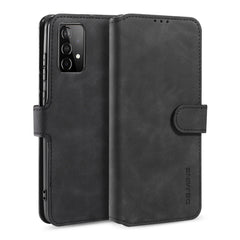 DG.MING Retro Oil Side Horizontal Flip Leather Case with Holder & Card Slots & Wallet, For samsung Galaxy A02s, For samsung Galaxy A12, For samsung Galaxy A32 5G, For samsung Galaxy A52 5G / 4G