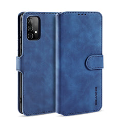 DG.MING Retro Oil Side Horizontal Flip Leather Case with Holder & Card Slots & Wallet, For samsung Galaxy A02s, For samsung Galaxy A12, For samsung Galaxy A32 5G, For samsung Galaxy A52 5G / 4G