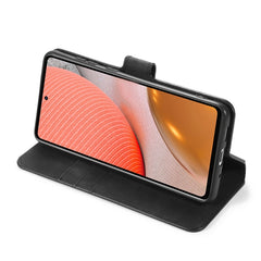 DG.MING Retro Oil Side Horizontal Flip Leather Case with Holder & Card Slots & Wallet, For samsung Galaxy A72 5G / 4G
