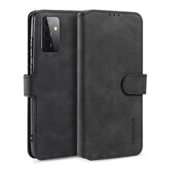 DG.MING Retro Oil Side Horizontal Flip Leather Case with Holder & Card Slots & Wallet, For samsung Galaxy A72 5G / 4G