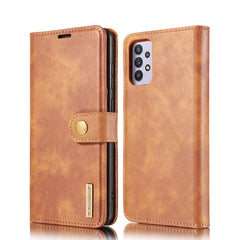 DG.MING Crazy Horse Texture Flip Detachable Magnetic Leather Case with Holder & Card Slots & Wallet, For Samsung Galaxy A12, For Samsung Galaxy A32 5G, For Samsung Galaxy A52 5G / 4G, For Samsung Galaxy A72 5G / 4G