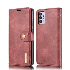 DG.MING Crazy Horse Texture Flip Detachable Magnetic Leather Case with Holder & Card Slots & Wallet, For Samsung Galaxy A12, For Samsung Galaxy A32 5G, For Samsung Galaxy A52 5G / 4G, For Samsung Galaxy A72 5G / 4G