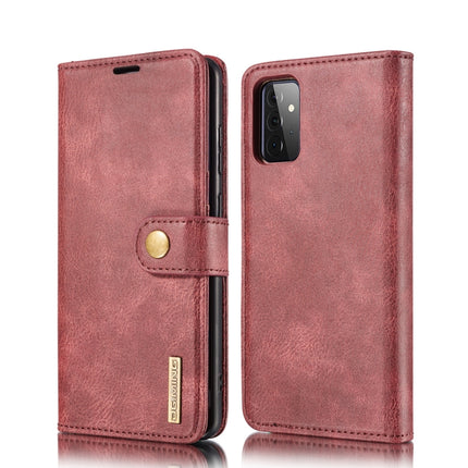 DG.MING Crazy Horse Texture Flip Detachable Magnetic Leather Case with Holder & Card Slots & Wallet, For Samsung Galaxy A12, For Samsung Galaxy A32 5G, For Samsung Galaxy A52 5G / 4G, For Samsung Galaxy A72 5G / 4G