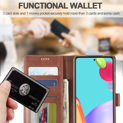 LC.IMEEKE Calf Texture Horizontal Flip Leather Case with Holder & Card Slots & Wallet, For Samsung Galaxy A52 5G / 4G, For Samsung Galaxy A72 5G / 4G