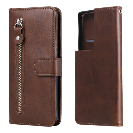 Fashion Calf Texture Zipper Horizontal Flip Leather Case with Holder & Card Slots & Wallet, For Samsung Galaxy S21 5G, For Samsung Galaxy S21 Plus 5G, For Samsung Galaxy S21 Ultra 5G
