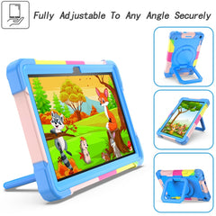 Contrast Color Shockproof Robot Silicone + PC Case with Wristband Holder, For Amazon Kindle Fire HD 8 (2020), For Samsung Galaxy Tab A7 10.4 (2020) T500 / T505