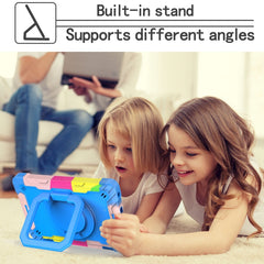Contrast Color Shockproof Robot Silicone + PC Case with Wristband Holder, For Amazon Kindle Fire HD 8 (2020), For Samsung Galaxy Tab A7 10.4 (2020) T500 / T505