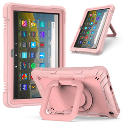 Contrast Color Shockproof Robot Silicone + PC Case with Wristband Holder, For Amazon Kindle Fire HD 8 (2020), For Samsung Galaxy Tab A7 10.4 (2020) T500 / T505