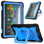 For Amazon Kindle Fire HD 8 (2020) / Black + Blue