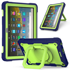 Contrast Color Shockproof Robot Silicone + PC Case with Wristband Holder, For Amazon Kindle Fire HD 8 (2020), For Samsung Galaxy Tab A7 10.4 (2020) T500 / T505