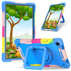 Contrast Color Shockproof Robot Silicone + PC Case with Wristband Holder, For Amazon Kindle Fire HD 8 (2020), For Samsung Galaxy Tab A7 10.4 (2020) T500 / T505