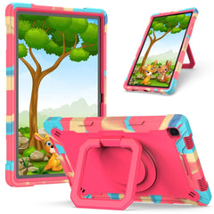 Contrast Color Shockproof Robot Silicone + PC Case with Wristband Holder, For Amazon Kindle Fire HD 8 (2020), For Samsung Galaxy Tab A7 10.4 (2020) T500 / T505