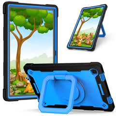 Contrast Color Shockproof Robot Silicone + PC Case with Wristband Holder, For Amazon Kindle Fire HD 8 (2020), For Samsung Galaxy Tab A7 10.4 (2020) T500 / T505