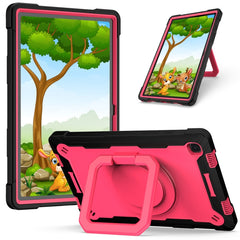 Contrast Color Shockproof Robot Silicone + PC Case with Wristband Holder, For Amazon Kindle Fire HD 8 (2020), For Samsung Galaxy Tab A7 10.4 (2020) T500 / T505