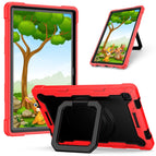 For Samsung Galaxy Tab A7 10.4 (2020) T500 / T505 / Red + Black
