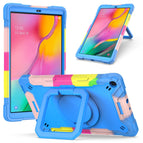 For Samsung Galaxy Tab A10.1 (2019) T510 / Camouflage + Blue