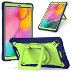 For Samsung Galaxy Tab A10.1 (2019) T510 / Navy Blue + Yellow-green