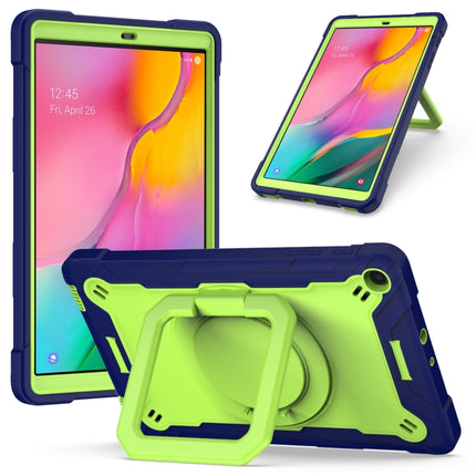 Contrast Color Shockproof Robot Silicone + PC Case with Wristband Holder