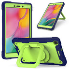 For Samsung Galaxy Tab A 8.0 (2019) T290 / Navy Blue + Yellow-green