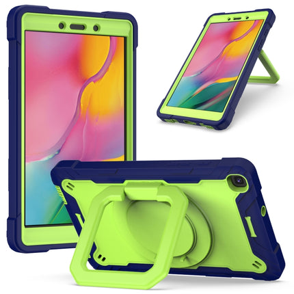 Contrast Color Shockproof Robot Silicone + PC Case with Wristband Holder