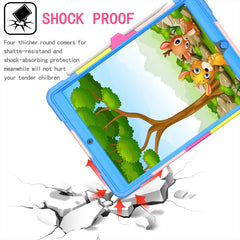 Contrast Color Shockproof Robot Silicone + PC Case with Wristband Holder, For iPad 10.2 2021 / 2020 / 2019, For iPad Air 2022 / 2020 10.9