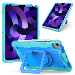 Contrast Color Shockproof Robot Silicone + PC Case with Wristband Holder, For iPad 10.2 2021 / 2020 / 2019, For iPad Air 2022 / 2020 10.9