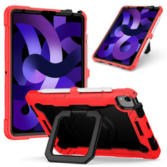 Contrast Color Shockproof Robot Silicone + PC Case with Wristband Holder, For iPad 10.2 2021 / 2020 / 2019, For iPad Air 2022 / 2020 10.9