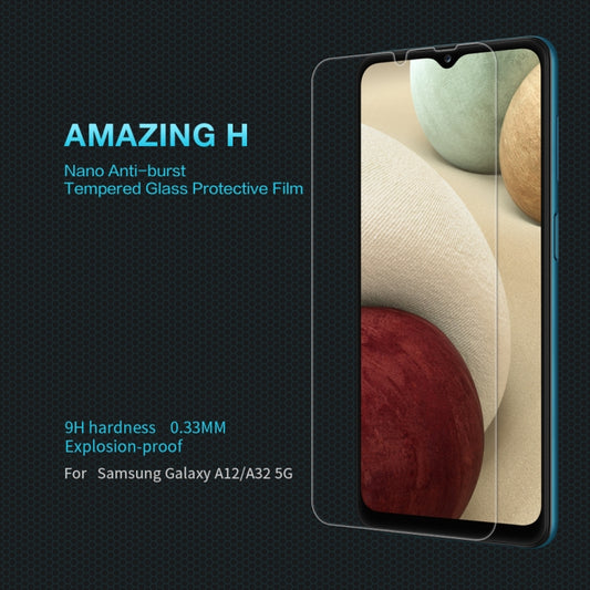 NILLKIN H Explosion-proof Tempered Glass Film, For Samsung Galaxy A12 & A32 5G, For Xiaomi Redmi Note 9 5G