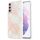 For Samsung Galaxy S21 Plus 5G / Pink White