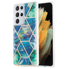 For Samsung Galaxy S21 Ultra 5G / Blue Green