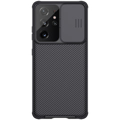 NILLKIN Black Mirror Pro Series Camshield Full Coverage Dust-proof Scratch Resistant Phone Case, For Samsung Galaxy S21 5G, For Samsung Galaxy S21 Plus 5G, For Samsung Galaxy S21 Ultra 5G