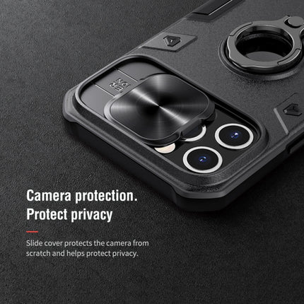 NILLKIN Shockproof CamShield Armor Protective Case with Invisible Ring Holder, For iPhone 12 / 12 Pro, For iPhone 12 Pro Max