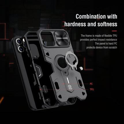 NILLKIN Shockproof CamShield Armor Protective Case with Invisible Ring Holder, For iPhone 12 / 12 Pro, For iPhone 12 Pro Max